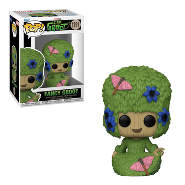 Funko POP! Marvel: I Am Groot - Fancy Groot Vinyl Figure #1191 - Bards & Cards