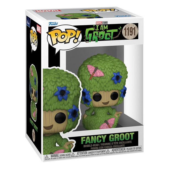 Funko POP! Marvel: I Am Groot - Fancy Groot Vinyl Figure #1191 - Bards & Cards
