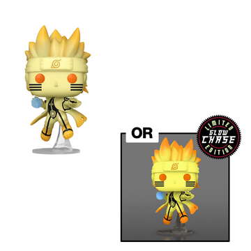 Funko POP! Naruto Shippuden - Naruto Uzumaki  (Kurama Link Mode) Vinyl Figure #1465 AAA Anime Exclusive - Bards & Cards