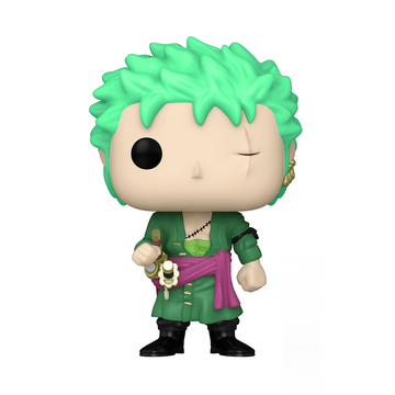 Funko POP! One Piece - Roronoa Zoro (Glow in the Dark) Vinyl Figure #327 Kody Trading Exclusive - Bards & Cards