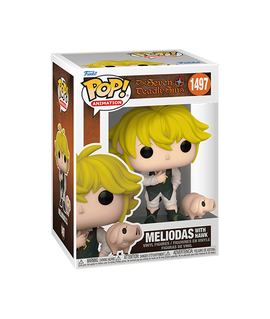 Funko POP! & Buddy: The Seven Deadly Sins - Meliodas with Hawk Vinyl Figure #1497 - Bards & Cards