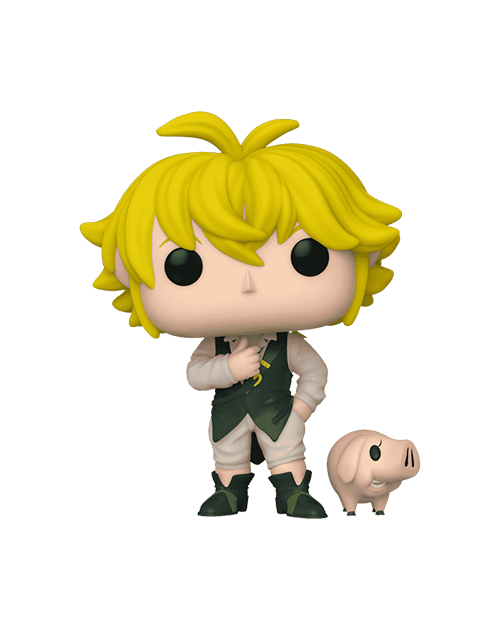 Funko POP! & Buddy: The Seven Deadly Sins - Meliodas with Hawk Vinyl Figure #1497 - Bards & Cards