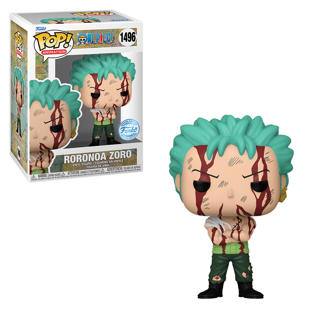 Funko POP! One Piece - Zoro (Nothing Happened) Vinyl Figure #1496 Special Edition Exclusive [READ DESCRIPTION]