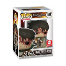 Funko POP! Attack on Titan - Battle Levi (Bloody) Vinyl Figure #1169 Alliance Entertainment Exclusive [READ DESCRIPTION] - Bards & Cards