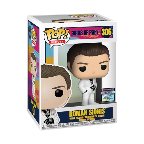 Funko POP! Birds of Prey - Roman Sionis Common with Collectible Card  - Entertainment Earth Exclusive - Bards & Cards