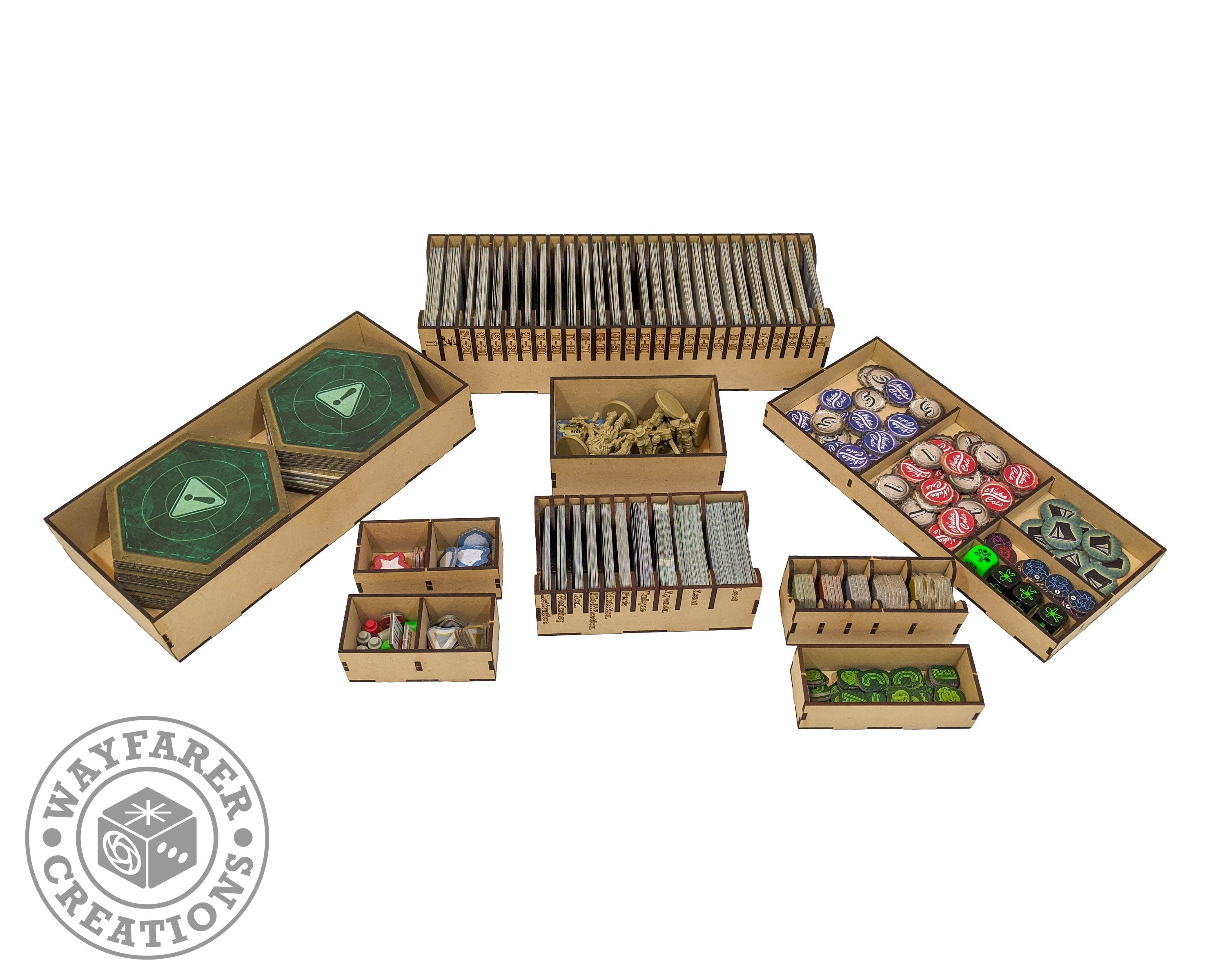 Fallout Board Game Organizer Insert - 0