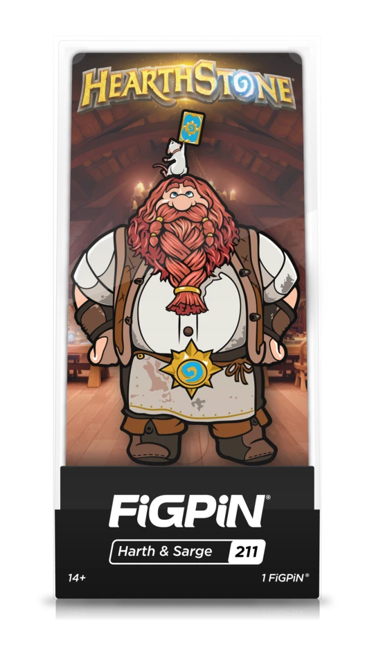 FiGPiN: Heartstone - Harth and Sarge #211 - Bards & Cards