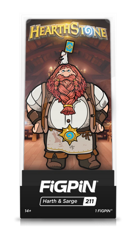 FiGPiN: Heartstone - Harth and Sarge #211 - Bards & Cards