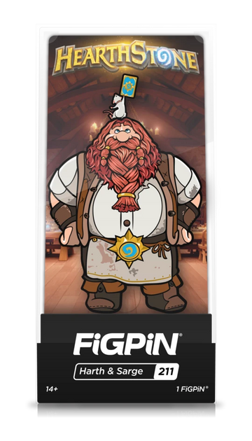 FiGPiN: Heartstone - Harth and Sarge #211 - Bards & Cards