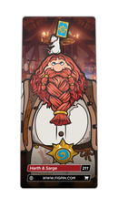 FiGPiN: Heartstone - Harth and Sarge #211 - Bards & Cards