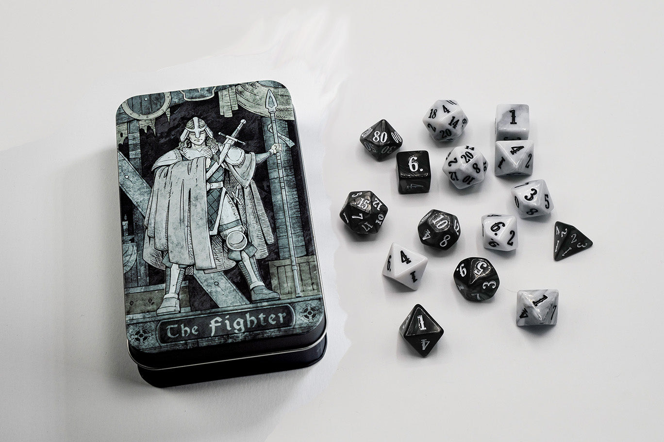 Character Class Dice: The Fighter - Bards & Cards