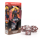 D&D Adventure Dice Set - Fighter Edition | Red 17pc Collection - Bards & Cards