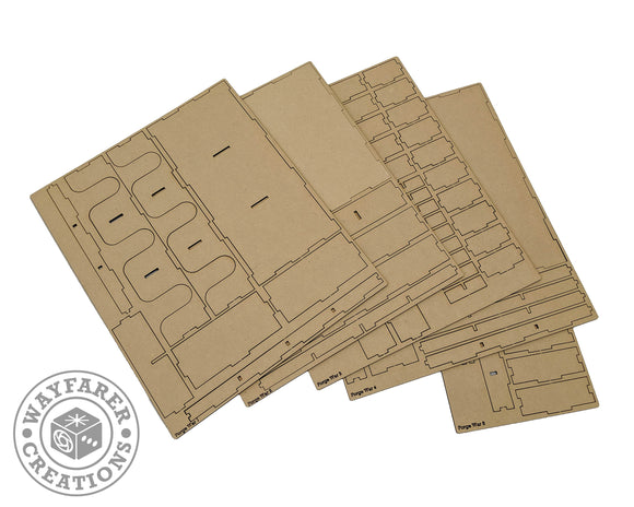 Forge War Board Game Organizer Insert - Bards & Cards