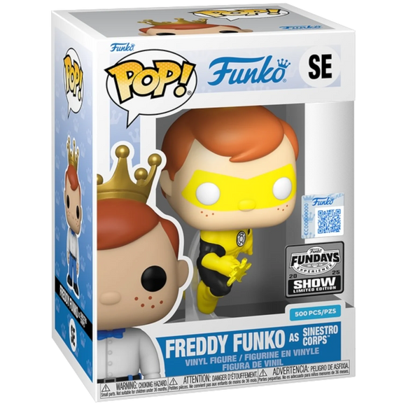 Funko Fundays Experience 2025: Pop! Originals DC Freddy Funko as Sinestro Corps () LE500 - Bards & Cards