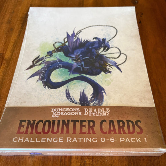 Encounter Cards (D&D) - Challenge Rating 0-6 PACK 1 - Bards & Cards