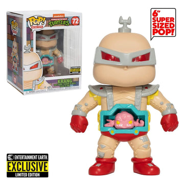 Funko POP! Teenage Mutant Ninja Turtles - Krang 6-Inch Vinyl Figure #72 Entertainment Earth Exclusive - Bards & Cards