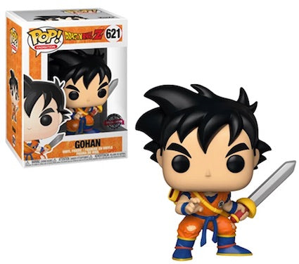 Funko POP! Dragon Ball Z - Gohan with Sword Vinyl Figure #621 Special Edition Exclusive (NOT 100% MINT) - Bards & Cards