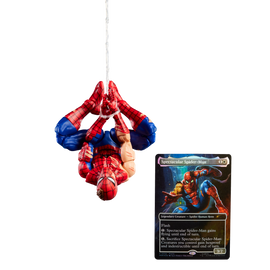 Marvel Legends Series Magic: The Gathering Battle-Damaged Spider-Man - Bards & Cards