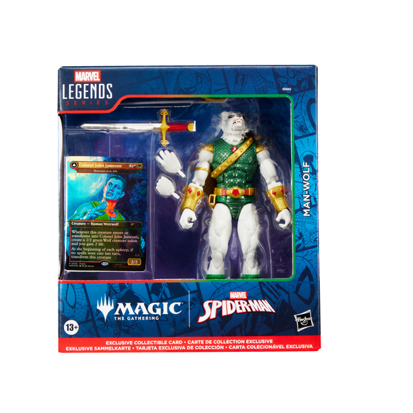 Marvel Legends Series Magic: The Gathering Man-Wolf - Bards & Cards