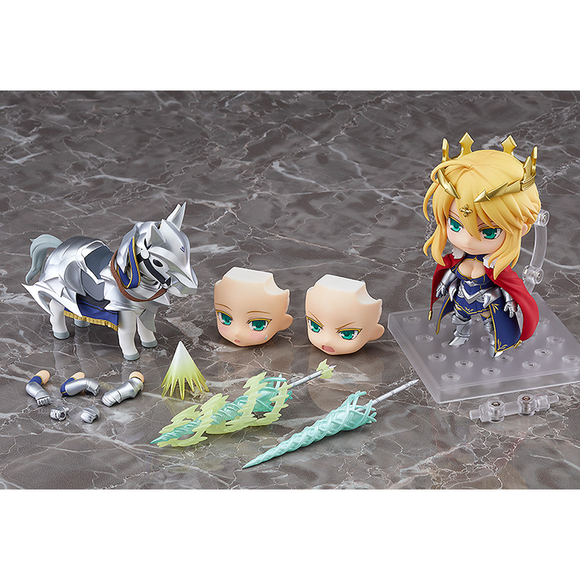 Good Smile Company: Nendoroid: Fate/Grand Order - Lancer (Altria Pendragon) & Dun Stallion #1532 - Bards & Cards