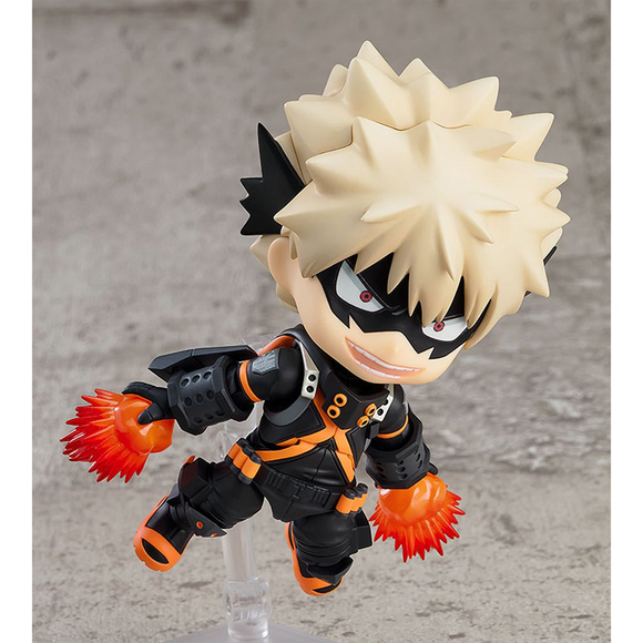 Good Smile Company: Nendoroid: My Hero Academia - Katsuki Bakugo Stealth Suit Version #1692 - Bards & Cards