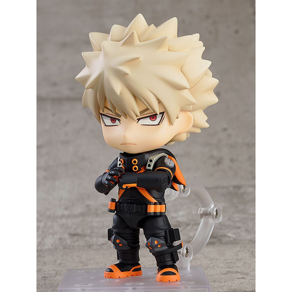 Good Smile Company: Nendoroid: My Hero Academia - Katsuki Bakugo Stealth Suit Version #1692 - Bards & Cards