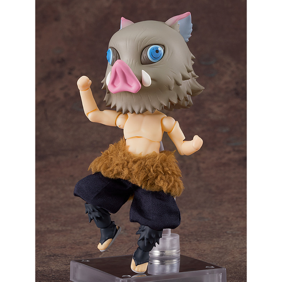 Good Smile Company: Nendoroid Doll: Demon Slayer: Kimetsu no Yaiba - Inosuke Hashibira - Bards & Cards