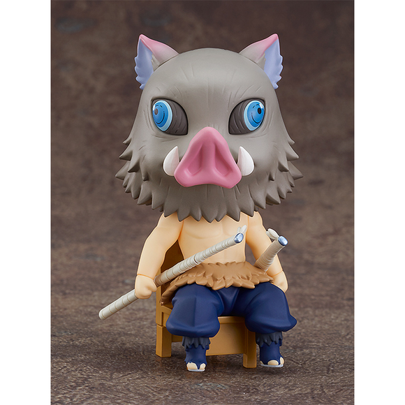 Good Smile Company: Nendoroid Swacchao!: Demon Slayer: Kimetsu no Yaiba - Inosuke Hashibira - Bards & Cards
