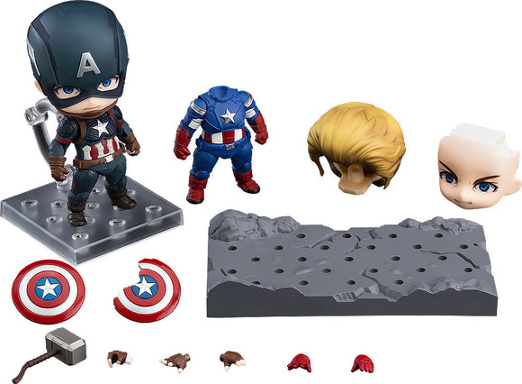 Nendoroid: Avengers: Endgame - Captain America DX Version #1218-DX - Bards & Cards