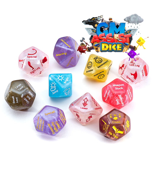 Gate Keeper Games - Game Master Assist Dice - Bards & Cards