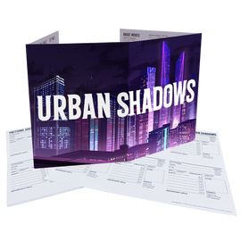 Urban Shadows MC Screen & Campaign Notepads - Bards & Cards