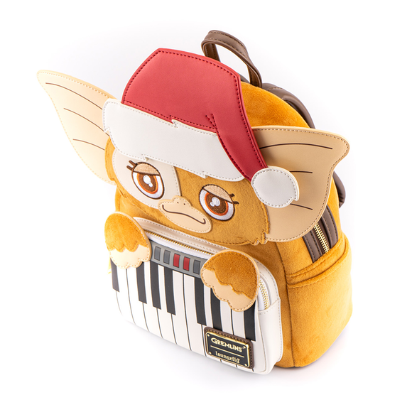 Loungefly: Gremlins Gizmo Holiday Cosplay with Removable Hat Mini Backpack - Bards & Cards
