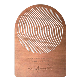 Gandhi Metal Bookmark - Bards & Cards