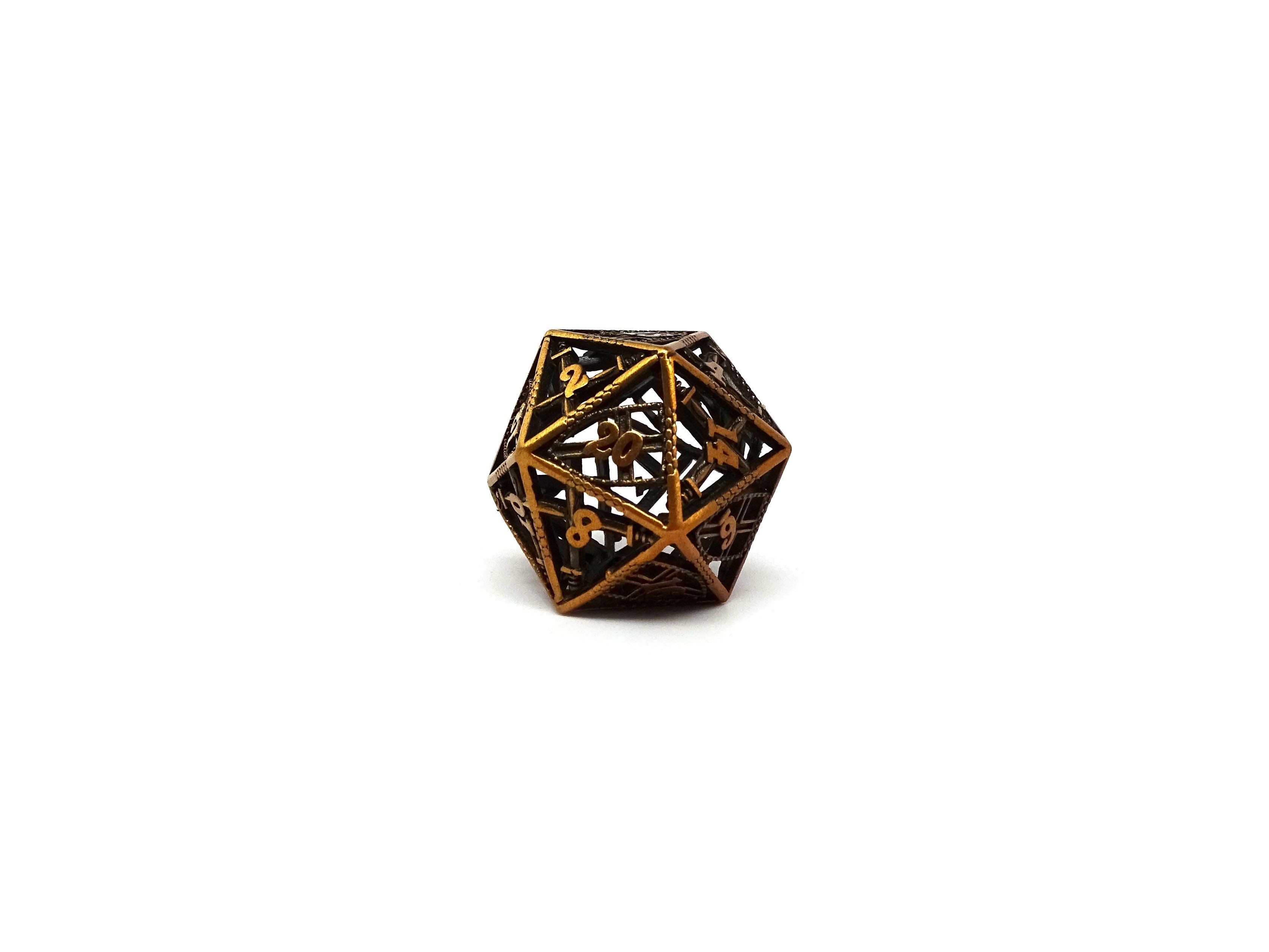 Hollow Dice of Divine Retribution - 5 Pack of D20 Dice - Bards & Cards