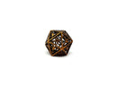 Hollow Dice of Divine Retribution - Legendary Gold D20 - Bards & Cards
