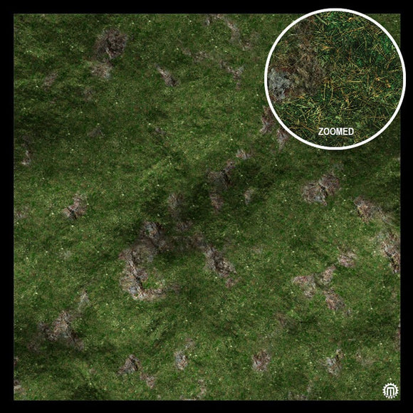 Mats By Mars: Green Hills Tabletop Mat (48x48") - Bards & Cards