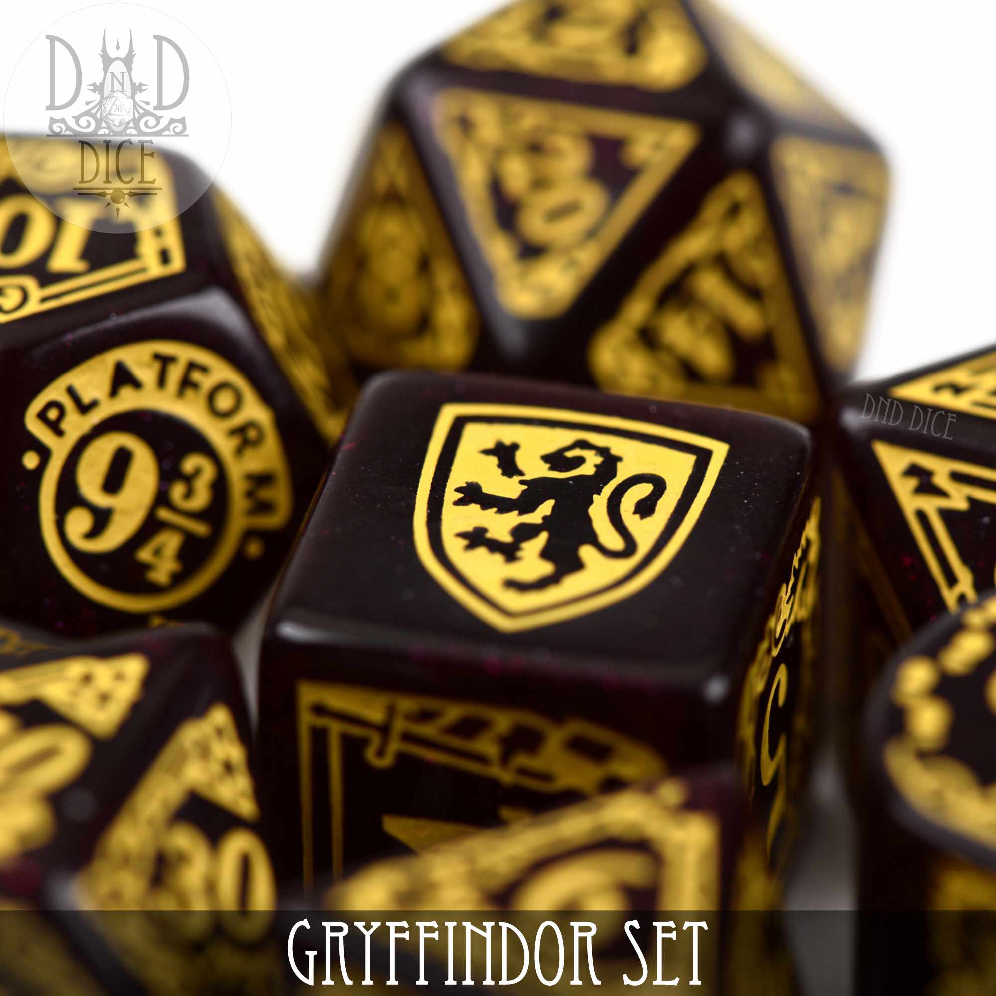 Harry Potter - Gryffindor Dice Set - Bards & Cards