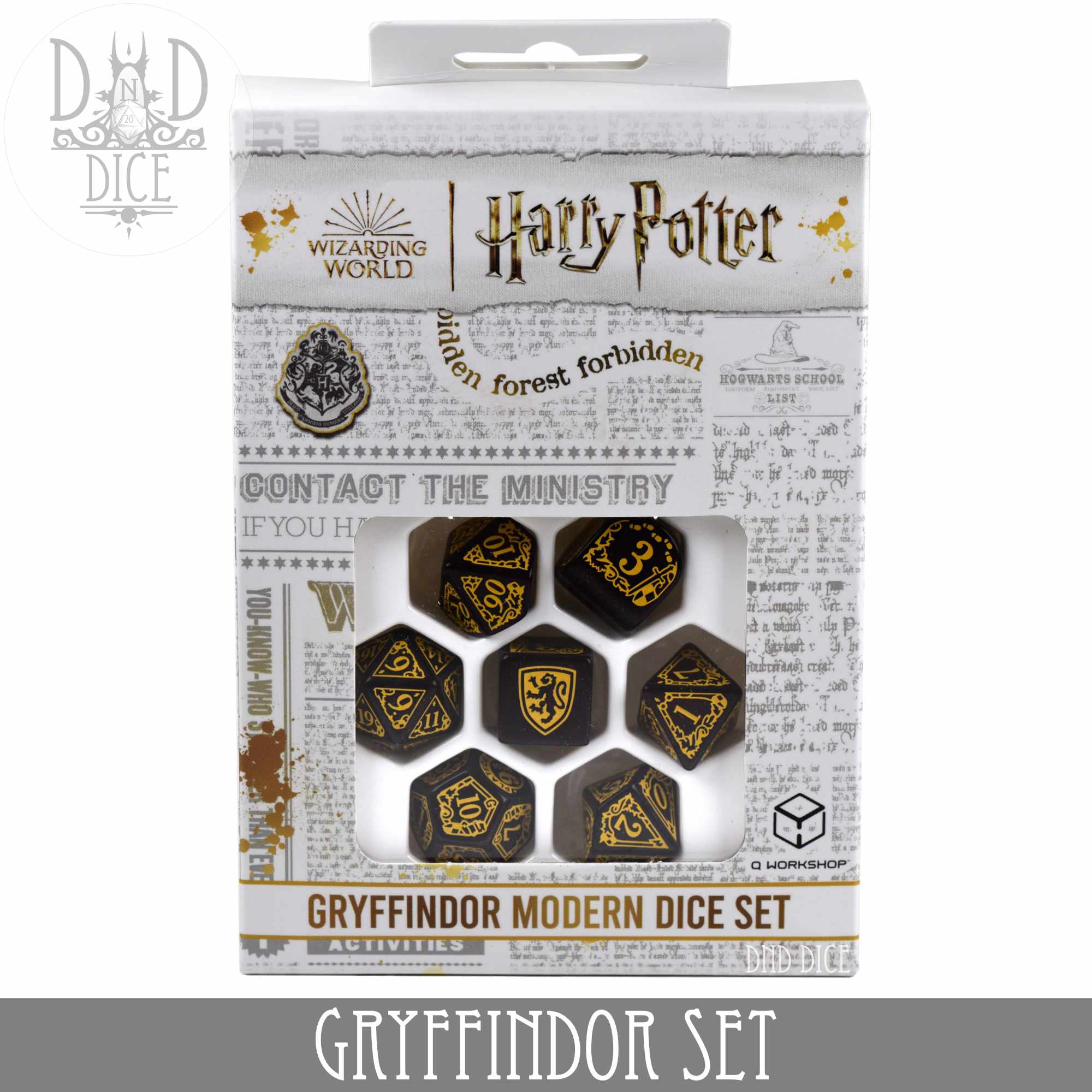 Harry Potter - Gryffindor Dice Set - Bards & Cards