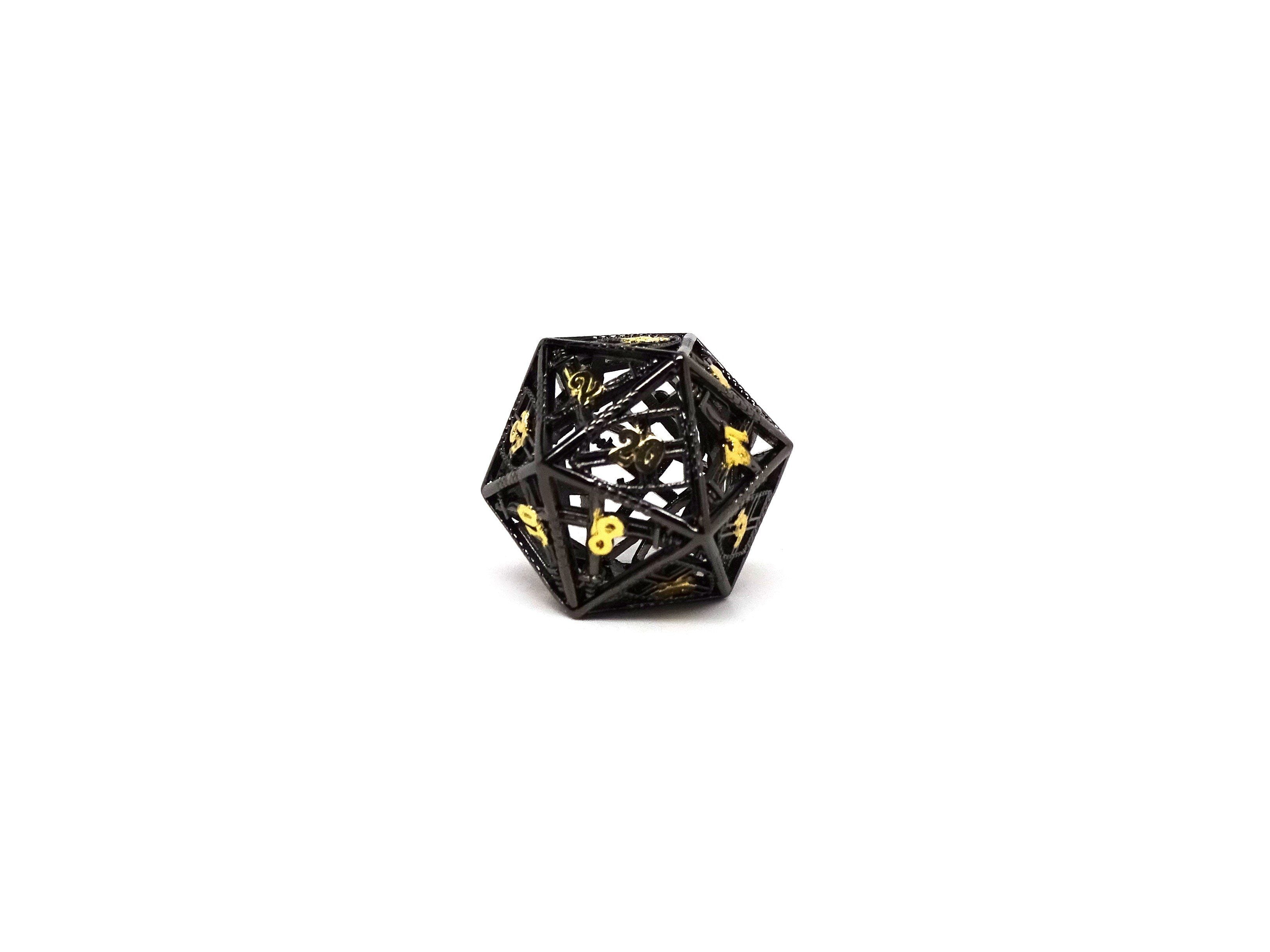 Hollow Dice of Divine Retribution - 5 Pack of D20 Dice - Bards & Cards