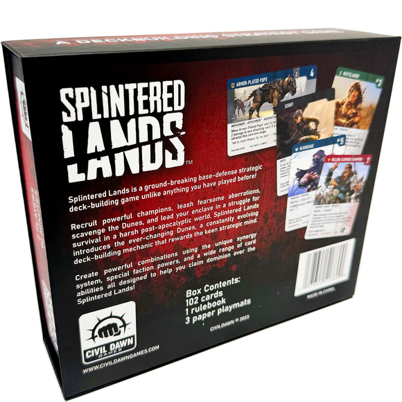 Splintered Lands - Base Game - Bards & Cards