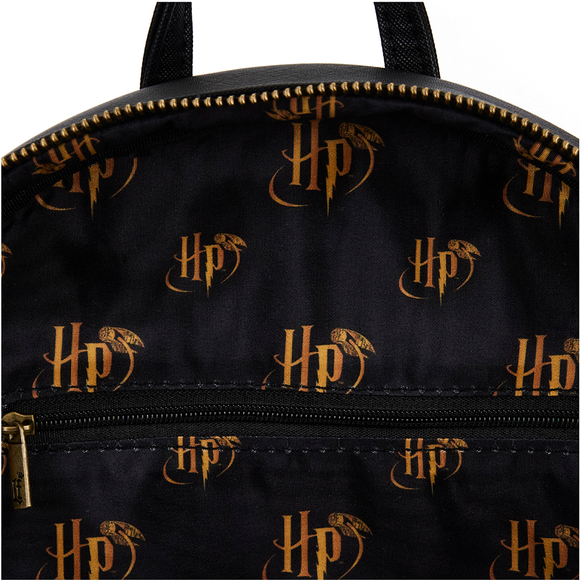 Loungefly: Harry Potter Trilogy Triple Pocket Mini Backpack - Bards & Cards