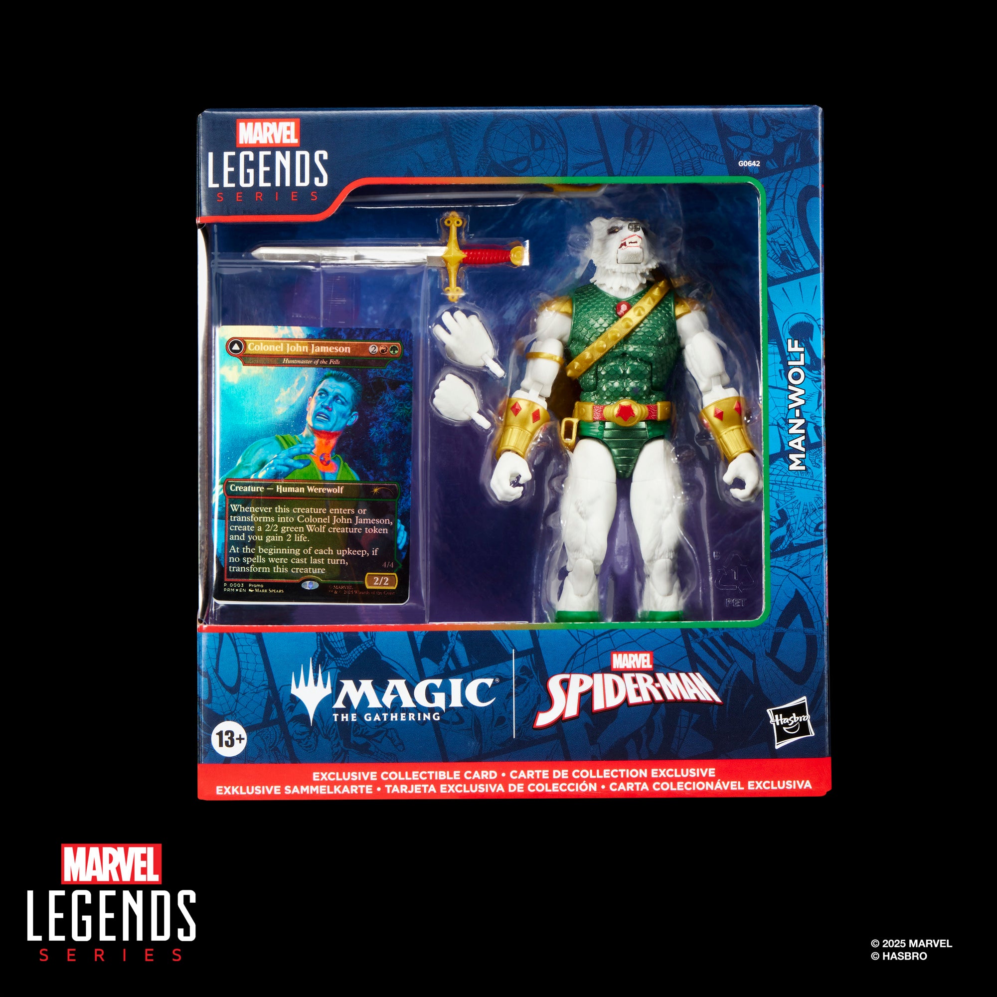 Marvel Legends Series Magic: The Gathering Man-Wolf - Bards & Cards