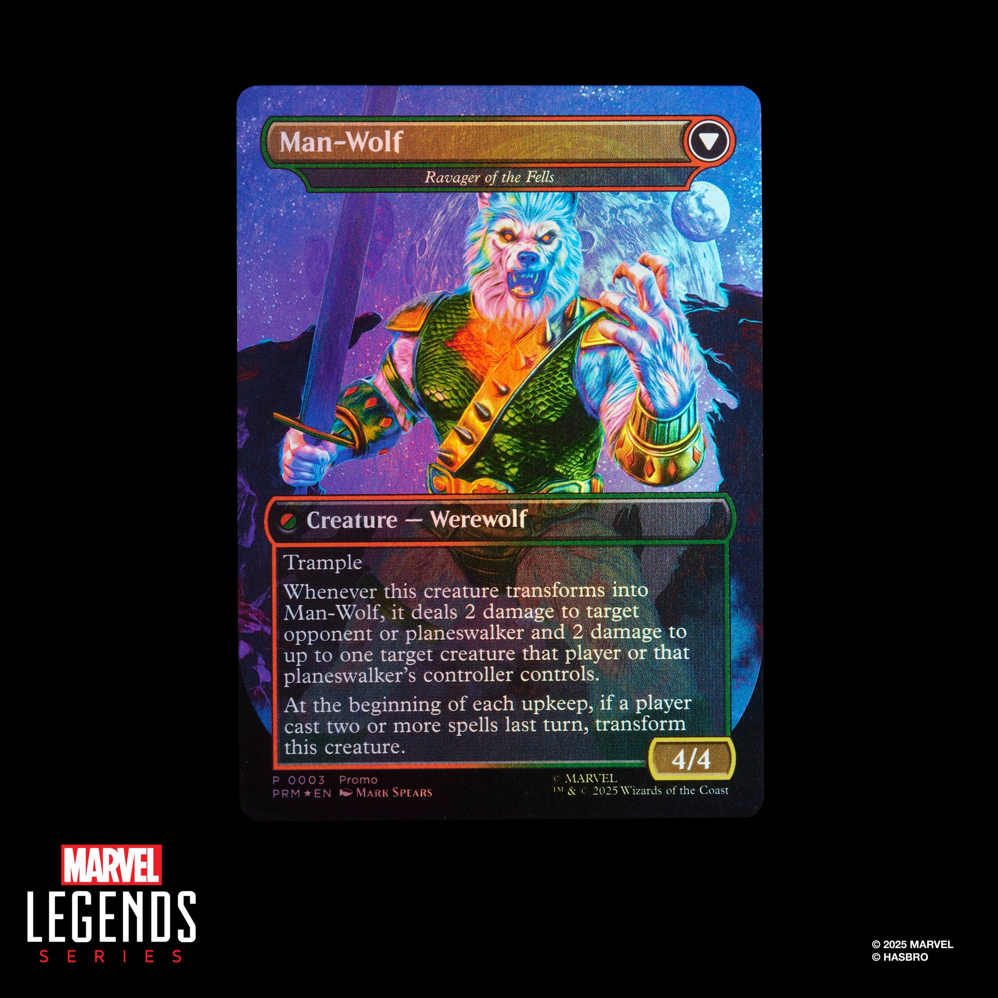 Marvel Legends Series Magic: The Gathering Man-Wolf - Bards & Cards