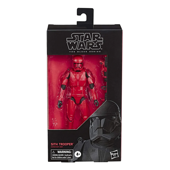 Star Wars: The Black Series - Sith Trooper (The Rise of Skywalker) 6-Inch Action Figure #92 - Bards & Cards