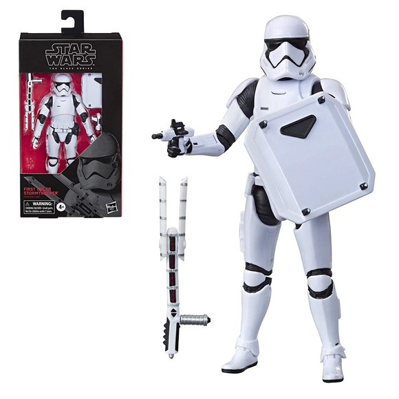 Star Wars: The Black Series - First Order Stormtrooper (The Last Jedi) 6-Inch Action Figure #97 - Bards & Cards