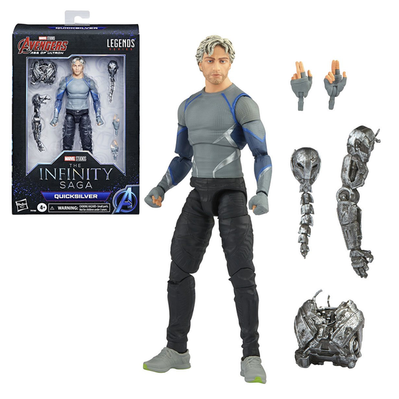 The Infinity Saga: Marvel Legends: Avengers: Age of Ultron - Quicksilver 6-Inch Action Figure - Bards & Cards