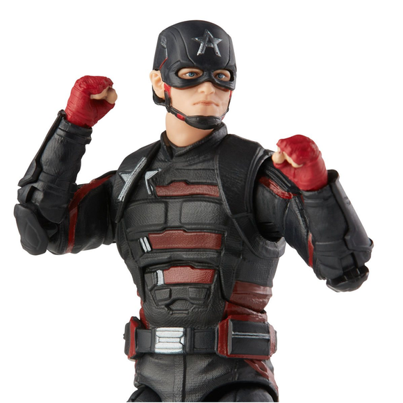 The Falcon and the Winter Soldier: Marvel Legends - U.S. Agent 6-Inch Action Figure (Captain America Flight Gear Build-A-Figure) - Bards & Cards