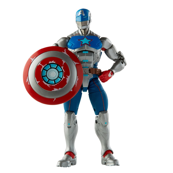 Contest of Champions: Marvel Legends - Civil Warrior with Shield 6-Inch Action Figure (Marvel's Mr. Hyde Build-A-Figure) - Bards & Cards