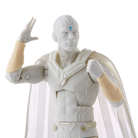 WandaVision: Marvel Legends: Vision 6-Inch Action Figure (Captain America Flight Gear BAF) - Bards & Cards