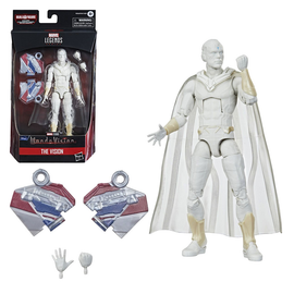 WandaVision: Marvel Legends: Vision 6-Inch Action Figure (Captain America Flight Gear BAF) - Bards & Cards
